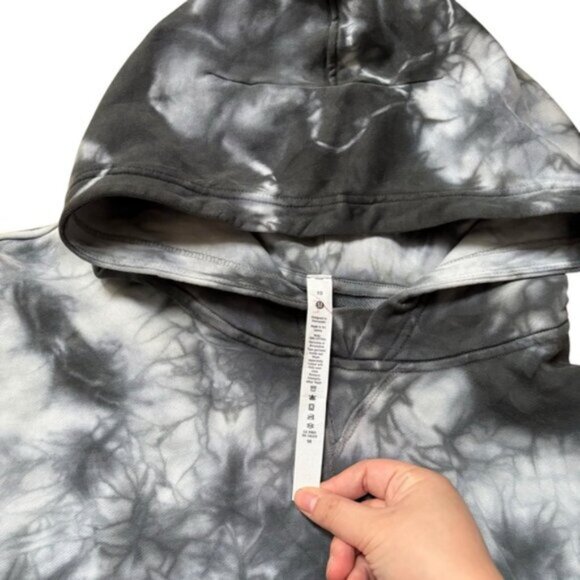 Lululemon All Yours Hoodie Earth Dye Earth Dye Stone Size 10 - Picture 3 of 5
